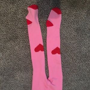 Heart leggings toddler girls